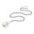 Harmonie-Kugel-Halskette aus Sterlingsilber - Halskette mit balinesischem Harmoniekugel aus Sterlingsilber (18 Zoll)
