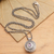 Amethyst locket pendant necklace, 'Gianyar Grace' - Amethyst and Sterling Silver Locket Pendant Necklace (image 2) thumbail