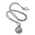 Amethyst locket pendant necklace, 'Gianyar Grace' - Amethyst and Sterling Silver Locket Pendant Necklace thumbail