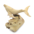 Wood sculpture, 'Small Grey Whale' - Small Grey Whale Hand Carved Wood Sculpture (image 2b) thumbail