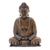 Wood sculpture, 'Buddha Dhyana Mudra' - Balinese Wood Buddha in Meditation Sculpture (image 2a) thumbail