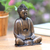 Wood sculpture, 'Buddha Dhyana Mudra' - Balinese Wood Buddha in Meditation Sculpture (image 2b) thumbail