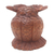 Wood statuette, 'Clever Owl' - Wood Owl Statuette from Bali (image 2e) thumbail