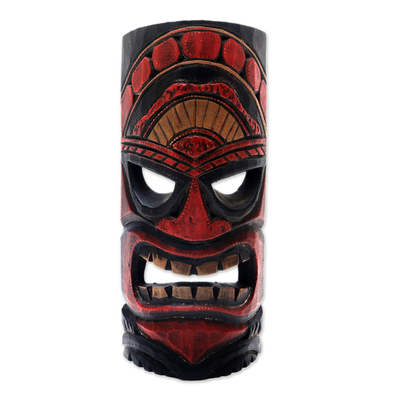 Hand Carved Papua Style Wood Mask