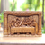Wood relief panel, 'The Last Supper' - Last Supper Carved Acacia Wood Relief Panel (image 2) thumbail