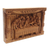 Wood relief panel, 'The Last Supper' - Last Supper Carved Acacia Wood Relief Panel (image 2b) thumbail