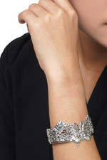 Sterling silver cuff bracelet, 'Butterfly Brilliance' - Sterling Silver Butterfly Motif Cuff Bracelet