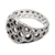 Men's sterling silver ring, 'Ancient Honeycomb' - Honeycomb-Like Sterling Silver Ring for Men (image 2e) thumbail