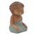Holzstatuette - Handgeschnitzte kleine Buddha-Statuette