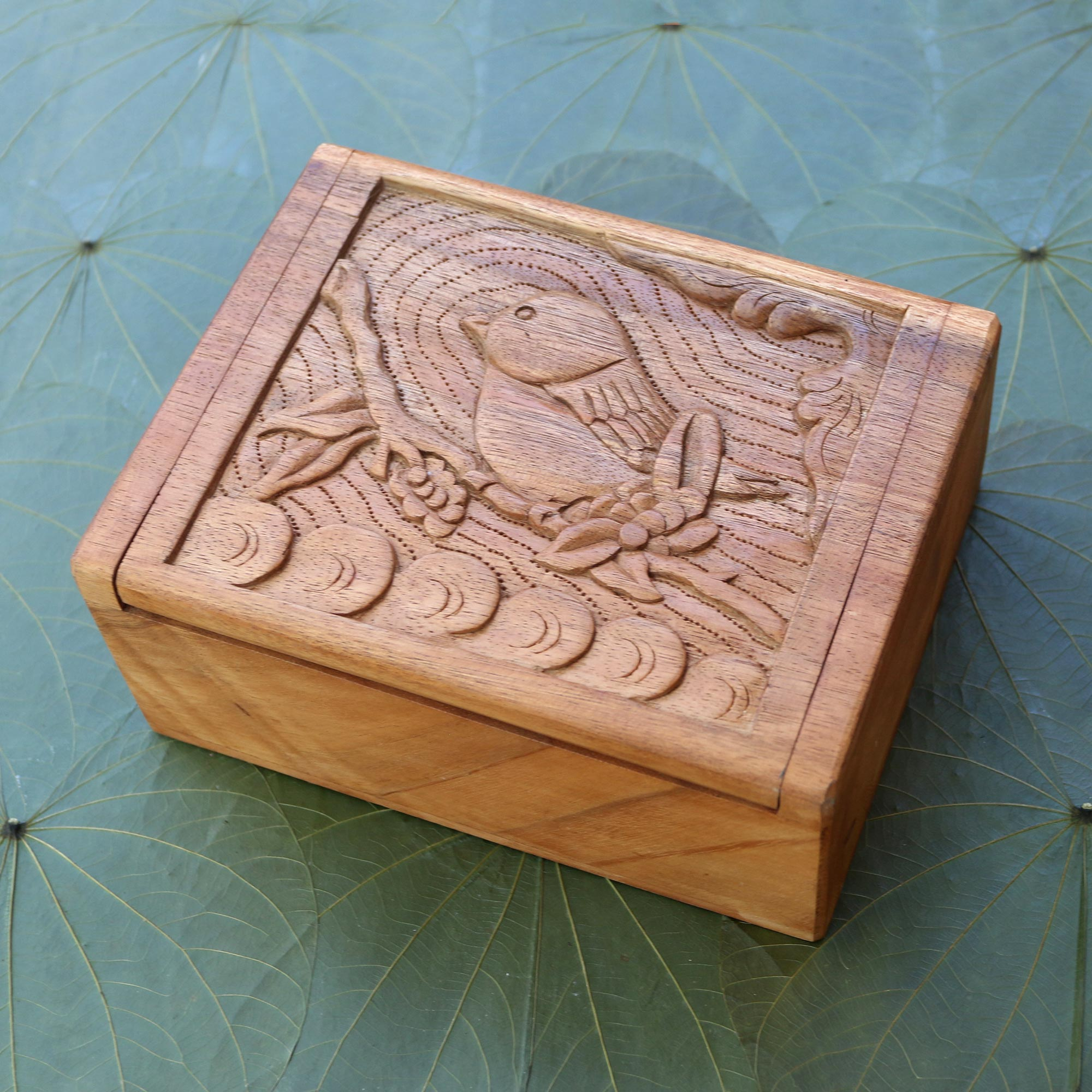Handcarved Wooden Boxes 