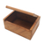 Decorative wood box, 'Perching Bird' - Hand Carved Decorative Wood Box with Bird Relief (image 2d) thumbail
