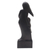 Wood sculpture, 'Mother and Daughter in Black' - Hand Carved Black Wood Sculpture of Mother and Daughter (image 2c) thumbail