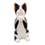 Wood statuette, 'Tuxedo Cat Makes a Wish' - Wishing Cat Hand Carved Wood Sculpture thumbail