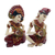 Wood sculptures, 'Kecak Janger Dancers' (pair) - Hand Crafted Balinese Dancer Sculptures (Pair) (image 2b) thumbail