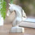 Hibiscus wood statuette, 'Proud Horse' - Hand Carved Hibiscus Wood Horse Head Sculpture (image 2) thumbail