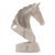 Hibiscus wood statuette, 'Proud Horse' - Hand Carved Hibiscus Wood Horse Head Sculpture (image 2b) thumbail
