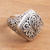 Sterling silver signet ring, 'Java Square' - Hand Crafted Indonesian Style Sterling Silver Ring thumbail