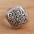 Sterling silver signet ring, 'Java Square' - Hand Crafted Indonesian Style Sterling Silver Ring (image 2b) thumbail