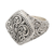 Sterling silver signet ring, 'Java Square' - Hand Crafted Indonesian Style Sterling Silver Ring (image 2e) thumbail