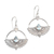 Blue topaz dangle earrings, 'Joyous Tears' - Blue Topaz and Sterling Silver Dangle Earrings