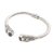 Amethyst cuff bracelet, 'Perched Dragonfly' - Amethyst Cuff Bracelet with Dragonfly Motif (image 2d) thumbail