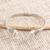 Cultured pearl cuff bracelet, 'Royal Torch' - Cultured Pearl and Sterling Silver Cuff Bracelet (image 2) thumbail