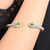 Peridot cuff bracelet, 'Fancy Feathers' - Wing Motif Peridot Cuff Bracelet (image 2j) thumbail