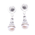Cultured pearl dangle earrings, 'Bali Bagatelle' - Artisan Designed Cultured Pearl Earrings thumbail