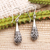 Sterling silver dangle earrings, 'Enchanting Bali' - Ornate Sterling SiIver Dangle Earrings (image 2) thumbail