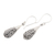 Sterling silver dangle earrings, 'Enchanting Bali' - Ornate Sterling SiIver Dangle Earrings (image 2c) thumbail