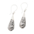 Sterling silver dangle earrings, 'Baroque Bower' - Ornate Sterling Silver Dangle Earrings thumbail