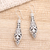 Sterling silver dangle earrings, 'Exotic Lantern' - Exotic Lantern-Like Sterling Silver Earrings (image 2) thumbail