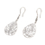 Sterling silver dangle earrings, 'Butterfly Breeze' - Handmade Silver Butterfly Dangle Earrings (image 2c) thumbail
