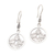 Sterling silver dangle earrings, 'Bali Pura' - Temple Motif Sterling Silver Dangle Earrings thumbail