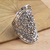 Sterling silver cocktail ring, 'Basket of Blooms' - Sterling Silver Flower Ring (image 2b) thumbail