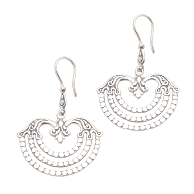 Sterling silver dangle earrings, 'Brilliant Chandelier' - Women's Sterling Silver Dangle Earrings