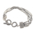 Sterling silver braided bracelet, 'Byzantine Chain' - Hand Crafted Sterling Silver Byzantine Chain Bracelet
