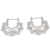 Sterling silver hoop earrings, 'Engraved Curves' - Balinese Sterling Silver Hoop Earrings thumbail