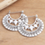 Sterling silver hoop earrings, 'Sharp Curves' - Balinese Sterling Silver Hoop Earrings (image 2b) thumbail