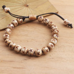 Beaded bracelet, 'Starry Night' - Artisan Crafted Beaded Bracelet from Bali