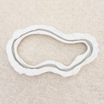 Ceramic blossom vase, 'Living Flow in White' - Freeform White Ceramic Blossom Vase