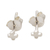 Sterling silver stud earrings, 'Mark the Spot' - Sterling Silver X Shaped Stud Earrings