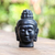 Ceramic oil warmer, 'Buddha Head' - Hand Crafted Buddha Oil Warmer from Bali (image 2) thumbail