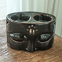 Featured review for Ceramic oil warmer, Buddhas Gaze