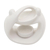 Ceramic oil warmer, 'Warm Feelings' - White Ceramic Sculptural Oil Warmer thumbail