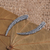 Sterling silver ear climber earrings, 'Coconut Leaf' - Ear Climber Earrings in Sterling Silver (image 2b) thumbail