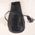 Leather drawstring shoulder bag, 'Pure Elegance in Black' - Black Drawstring Leather Shoulder Bag