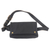 Leather waist bag, 'Cool Carrier in Black' - Handmade Black Leather Waist Bag (image 2a) thumbail