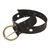 Cinturón de cuero - Cinturón de piel negro con tachuelas de hierro