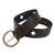 Leather belt, 'Antique Look in Black' - Black Iron Studded Leather Belt (image 2d) thumbail